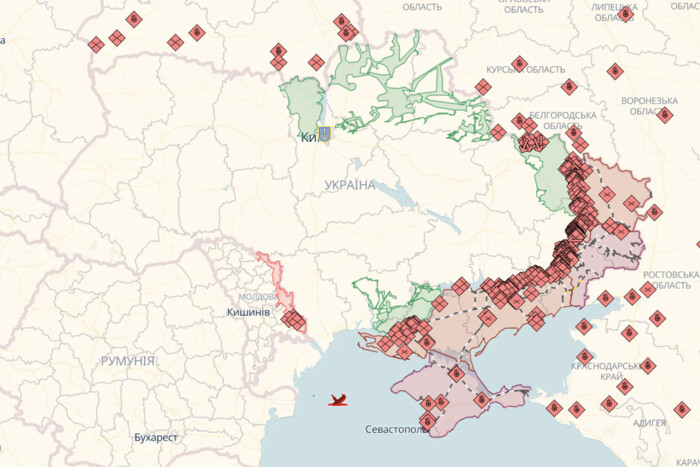 Онлайн-карта бойових дій в Україні на 13 травня: ситуація на фронті