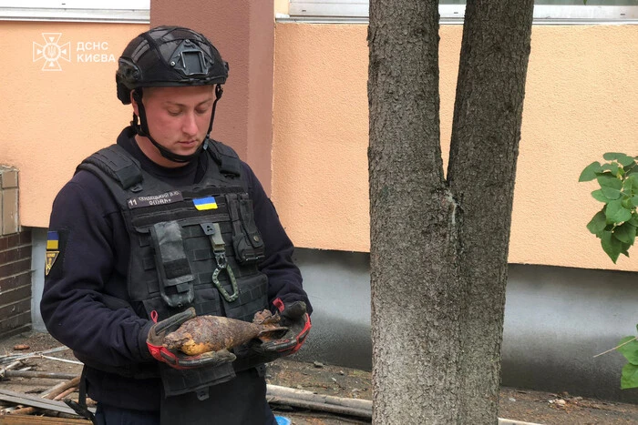 На території дитячого садочку у столиці виявлено мінометну міну часів Другої світової 